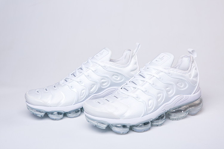 Men's Running weapon All White Air Max Plus Shoes 036
